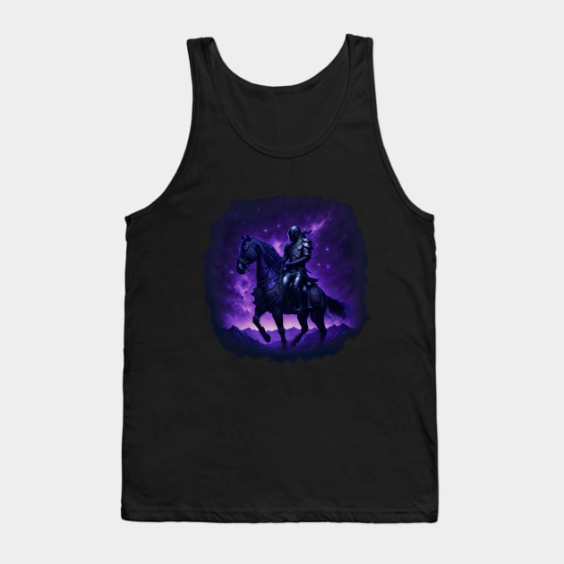 "Warrior of the Night: A Magical Warrior Embracing Splendor" Tank Top by Hexen_3